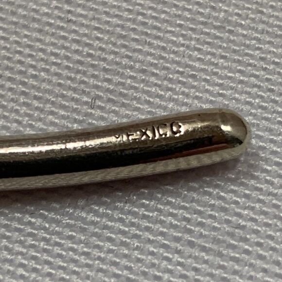 925 Sterling Silver Choker necklace from Mexico. Add your pendant to personalize - Picture 5 of 7